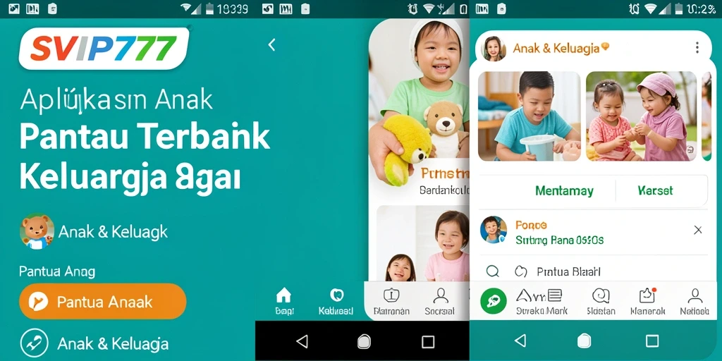 Antarmuka intuitif SVIP777 untuk memantau aktivitas anak.